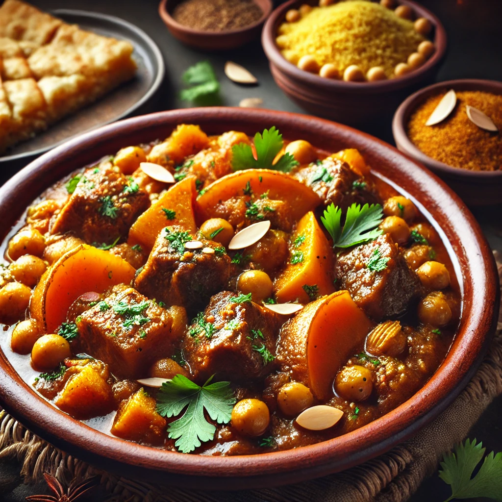 Lamb and Pumpkin Tagine – A Hearty Autumn Feast