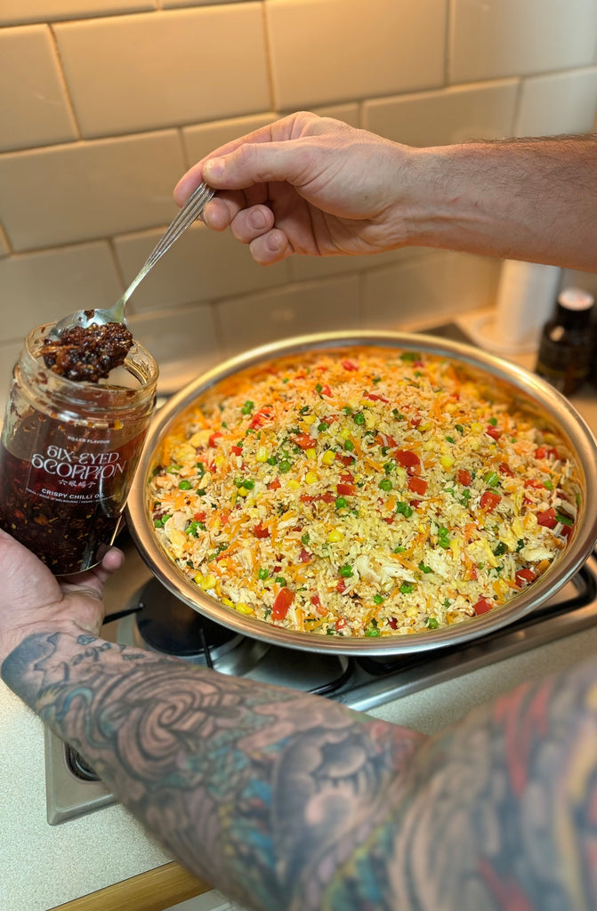 Loaded Chicken Fried Rice