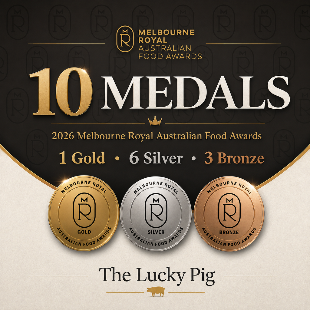 The Lucky Pig Wins 10 Medals at the 2026 Melbourne Royal Australian Food Awards