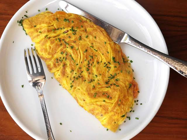 Spinach and Ham Omelette Feat. The Lucky Pig's Award-Winning Ham