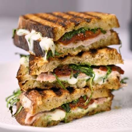 Gourmet Ham and Cheese Toasted Sandwich