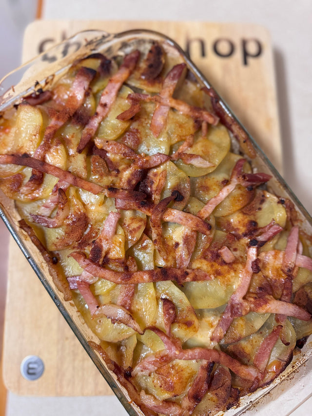 Slow-Cooked Brisket and Potato Bake