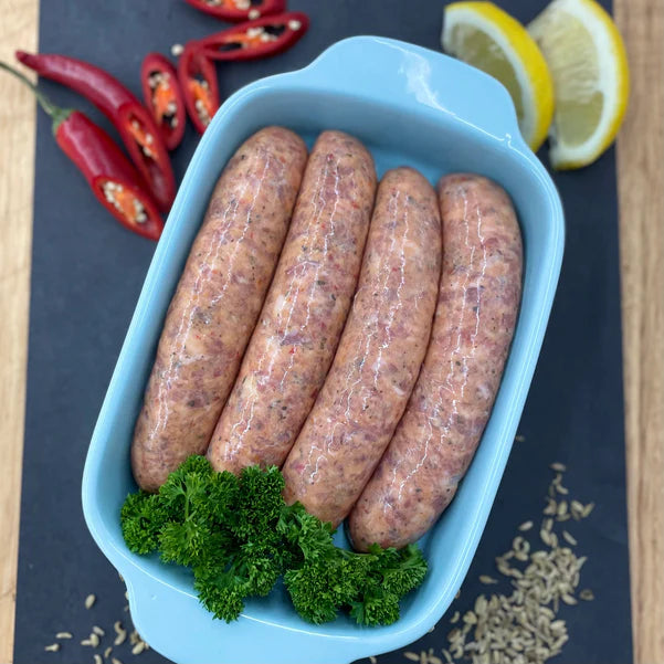 Award-Winning Excellence: The Leaning Tower Sausages from The Lucky Pig Butchery