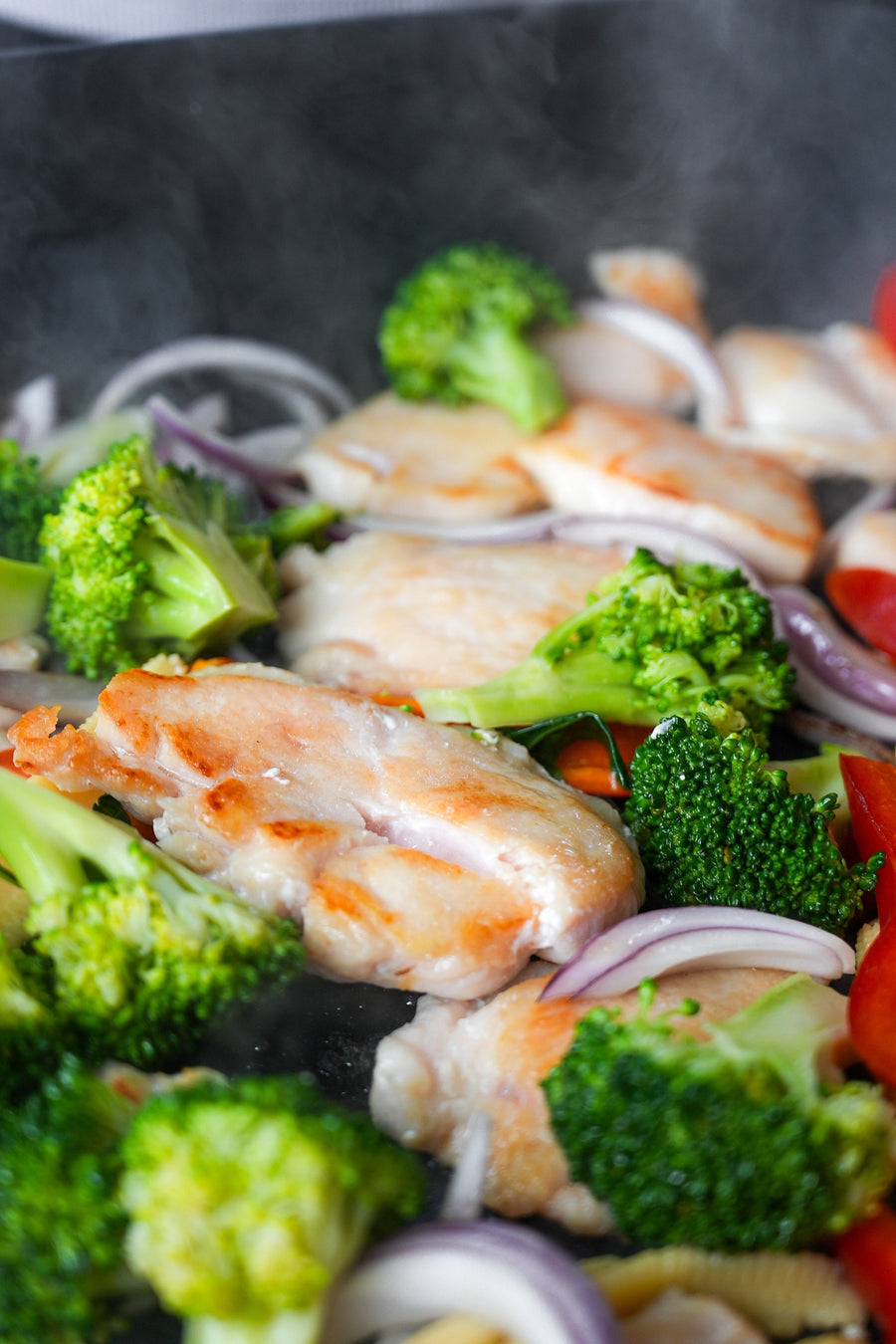 Silky Velvet Chicken Stir Fry