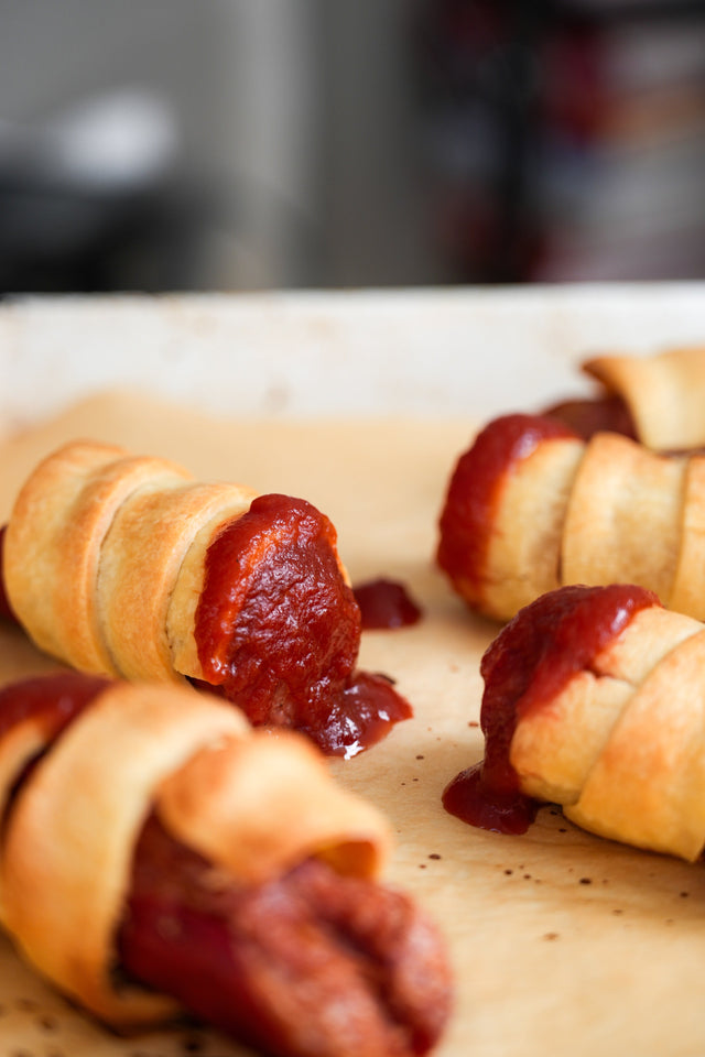 Severed Finger Sausage Pastries (Halloween Edition)