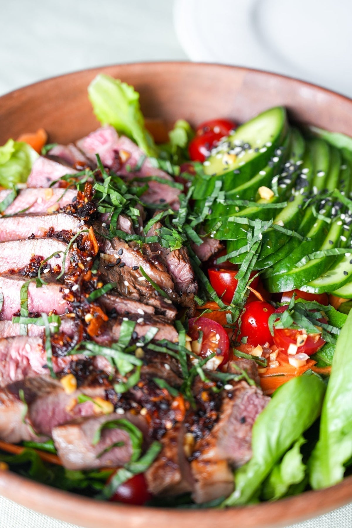 Thai Beef Salad with Crispy Chilli | The Lucky Pig