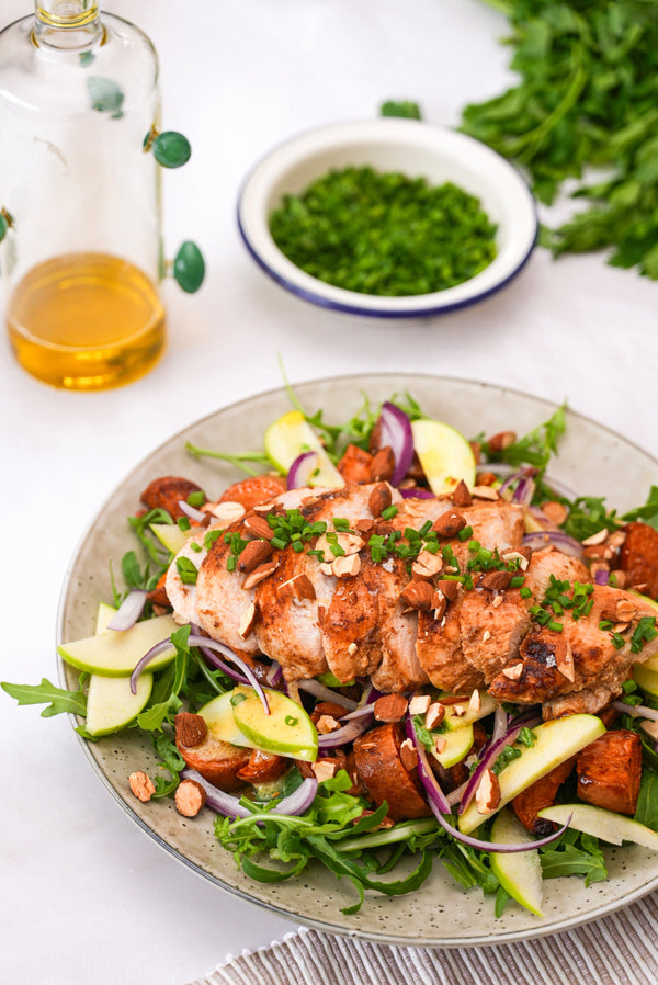 Warm Dijon Chicken Salad