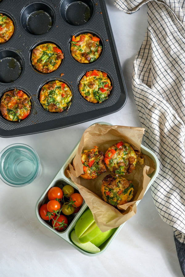 Leaning Tower Sausage Breakfast Muffins