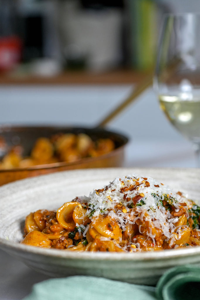 Leaning Tower Sausage & Cavolo Nero Orecchiette