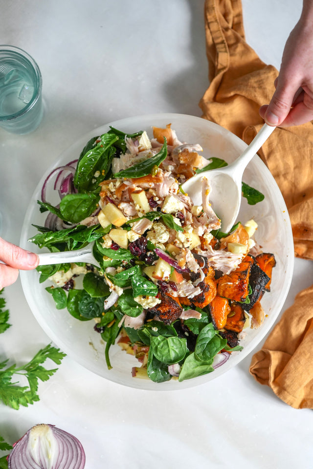 Smoked Chicken & Roast Pumpkin Salad