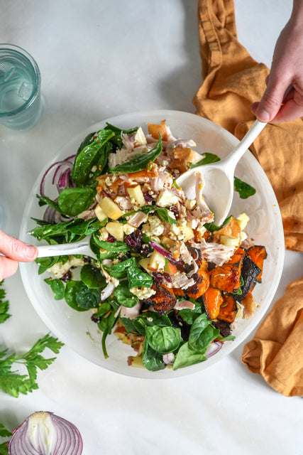 Smoked Chicken & Roast Pumpkin Salad