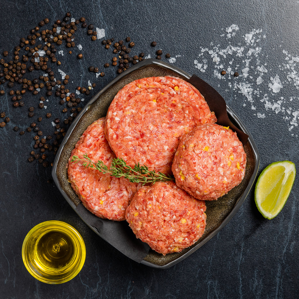 Taco Burgers | variable | burgers, mince | The Lucky Pig
