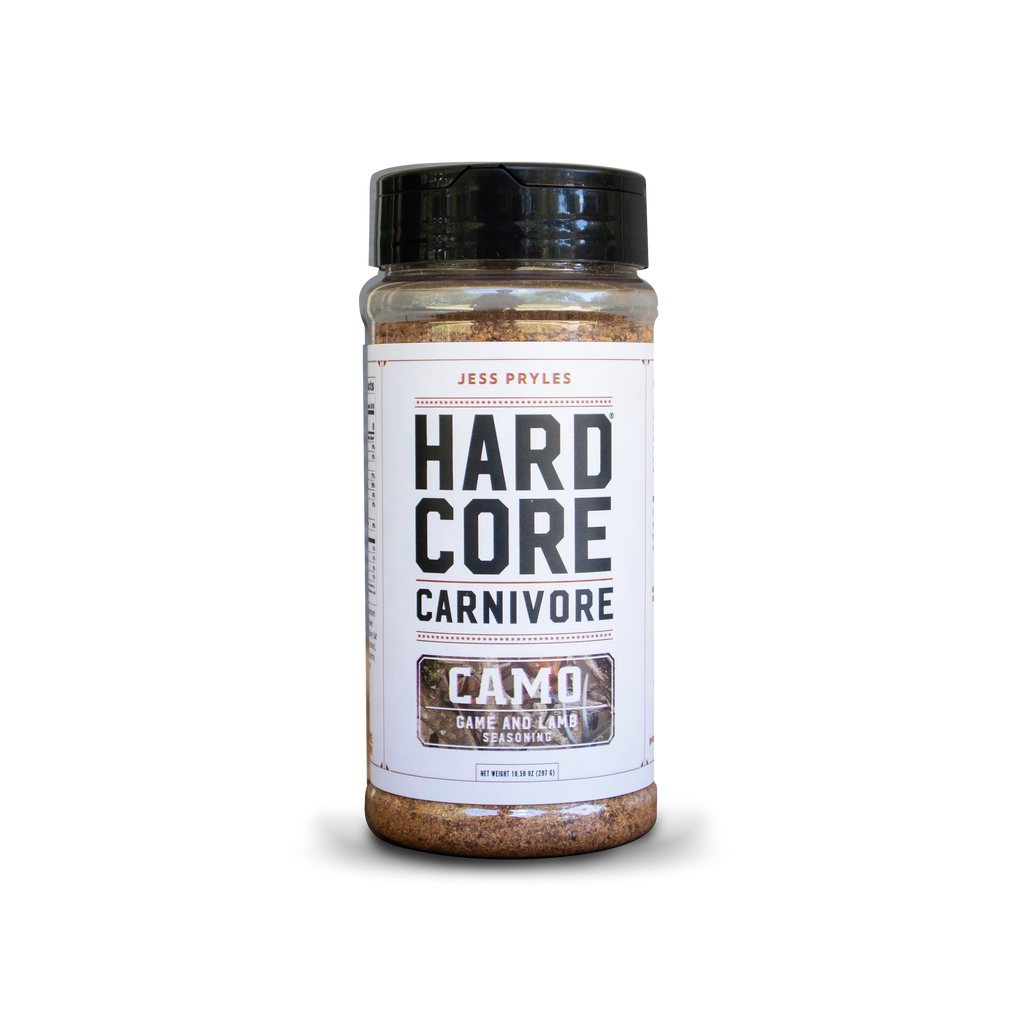 Hardcore Carnivore Rub - Camo | simple | BBQ, pantry, rub | The Lucky Pig