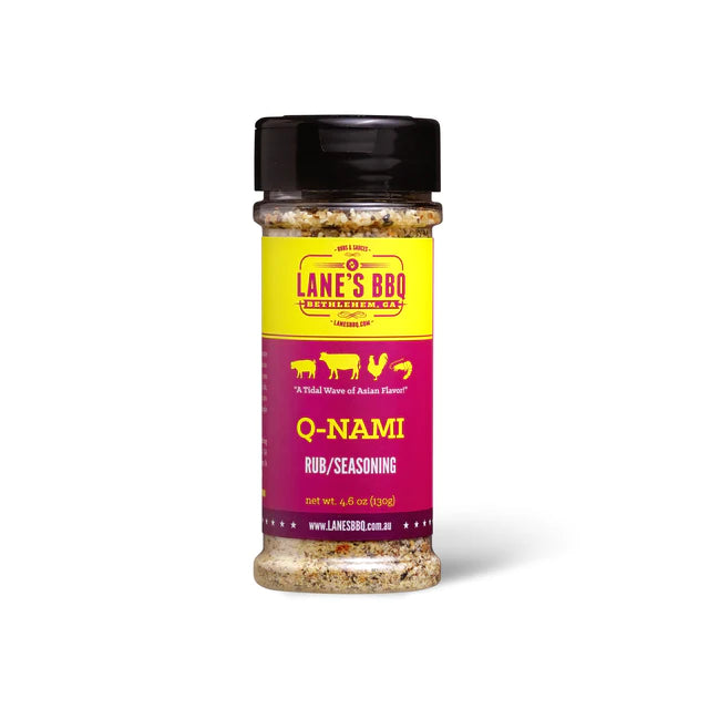 Lane’s BBQ – Q-NAMI Rub | simple | BBQ, pantry, rub | The Lucky Pig