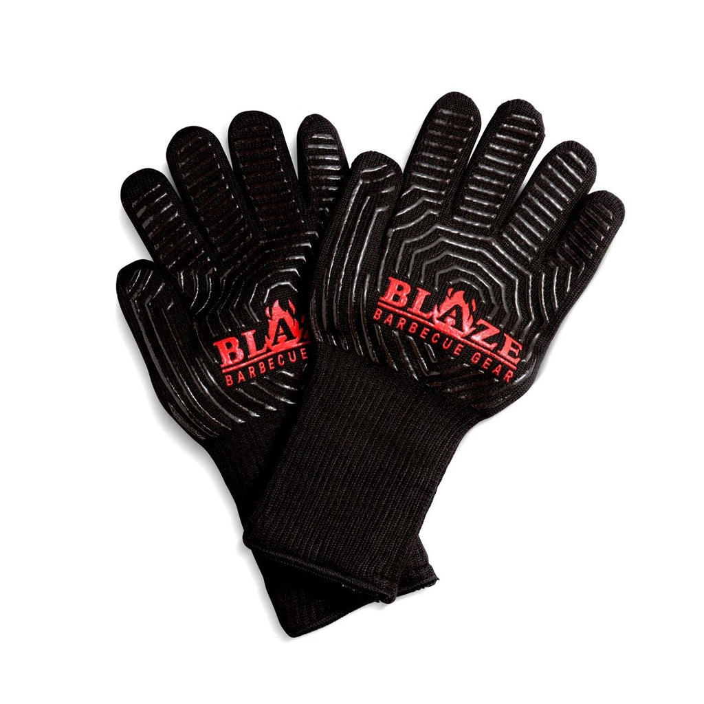 Blaze Heat Resistant BBQ Gloves | simple | bbqing | The Lucky Pig