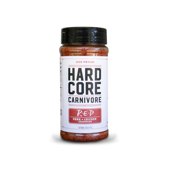 Hardcore Carnivore Rub - Red | simple | BBQ, pantry, rub | The Lucky Pig